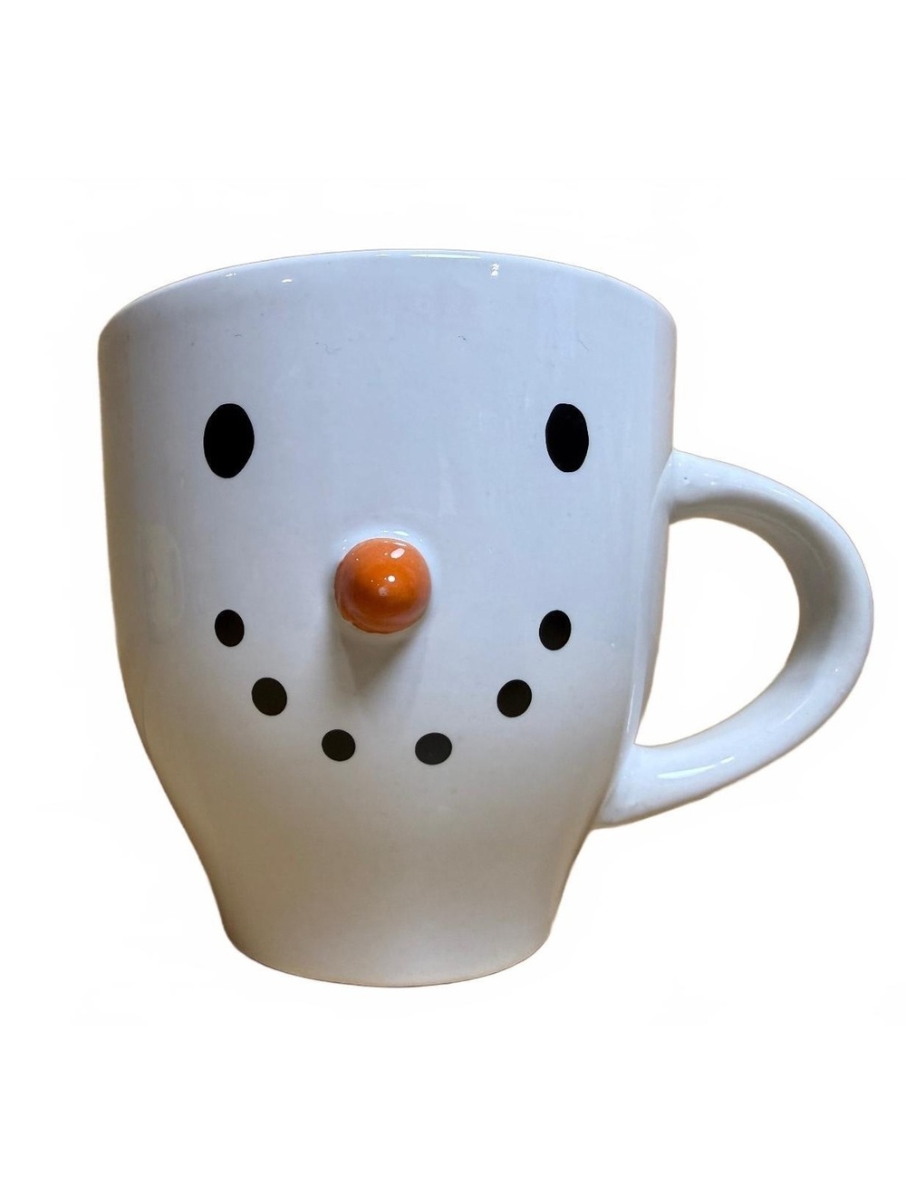 Royal Norfolk Snowman Face Ceramic Coffee Mug